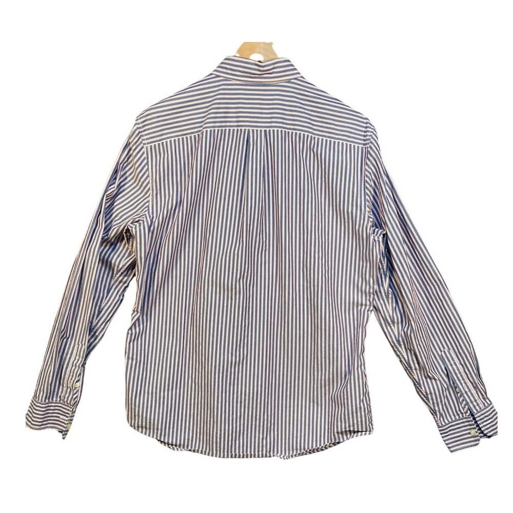 GAP Mens Striped Button Down Shirt Long Sleeve Casual Business Size L - Picture 3 of 12